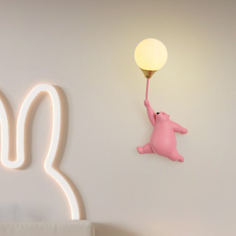 Scandinavische Speelse Wandlamp – Resin & PVC – 220V-240V – G9 Fitting