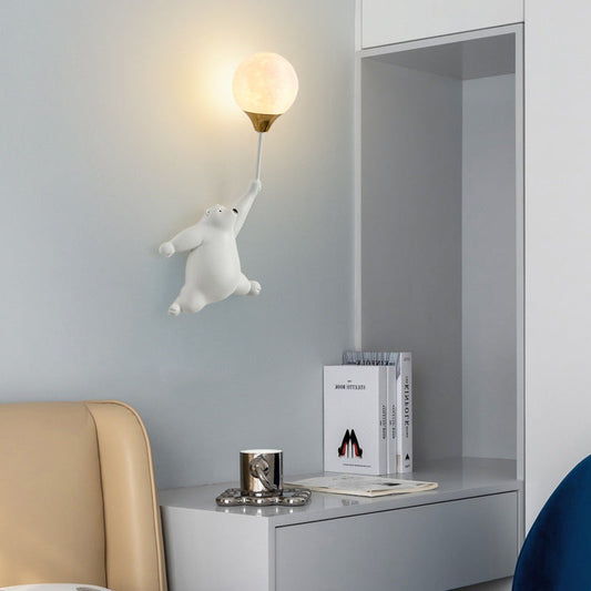 Scandinavische Speelse Wandlamp – Resin & PVC – 220V-240V – G9 Fitting