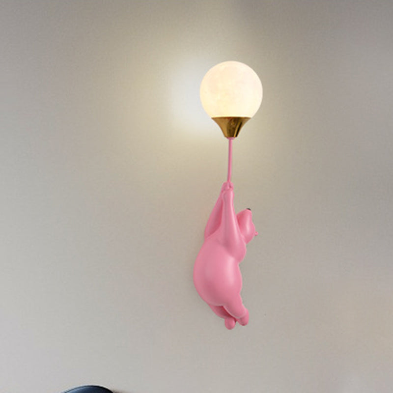Scandinavische Speelse Wandlamp – Resin & PVC – 220V-240V – G9 Fitting