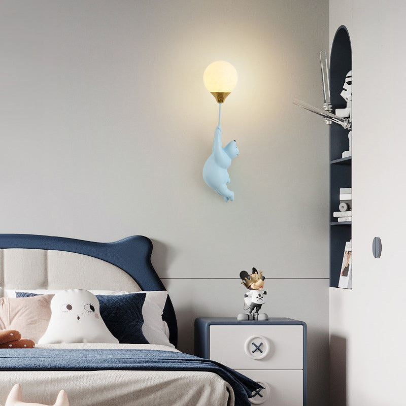 Scandinavische Speelse Wandlamp – Resin & PVC – 220V-240V – G9 Fitting