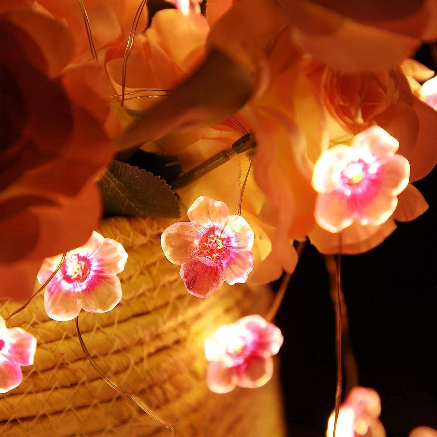 Roze LED Decoratieve Lichtslinger – Creatief – 4.5 V (30 LED’s)