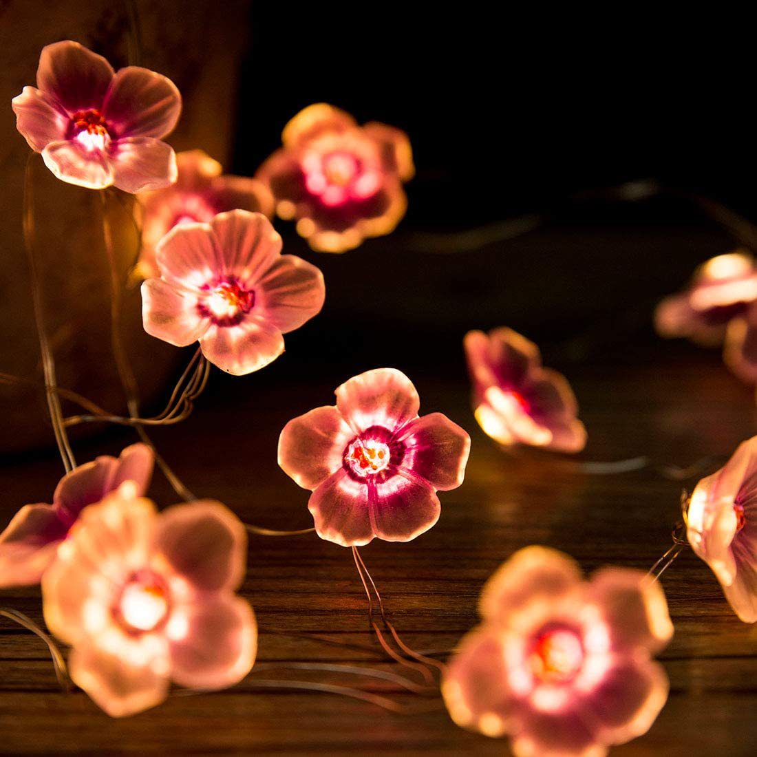 Roze LED Decoratieve Lichtslinger – Creatief – 4.5 V (30 LED’s)