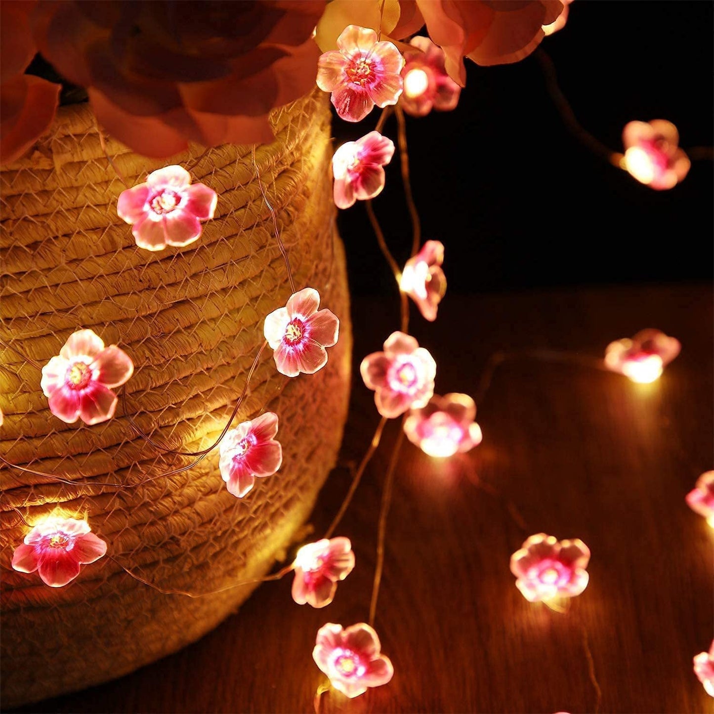 Roze LED Decoratieve Lichtslinger – Creatief – 4.5 V (30 LED’s)