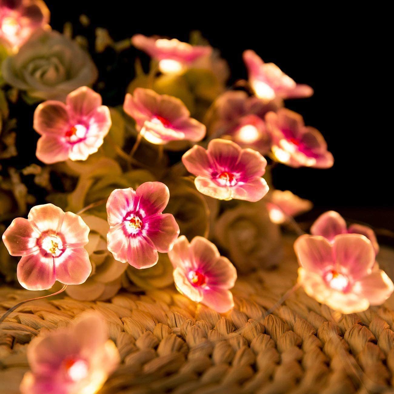 Roze LED Decoratieve Lichtslinger – Creatief – 4.5 V (30 LED’s)