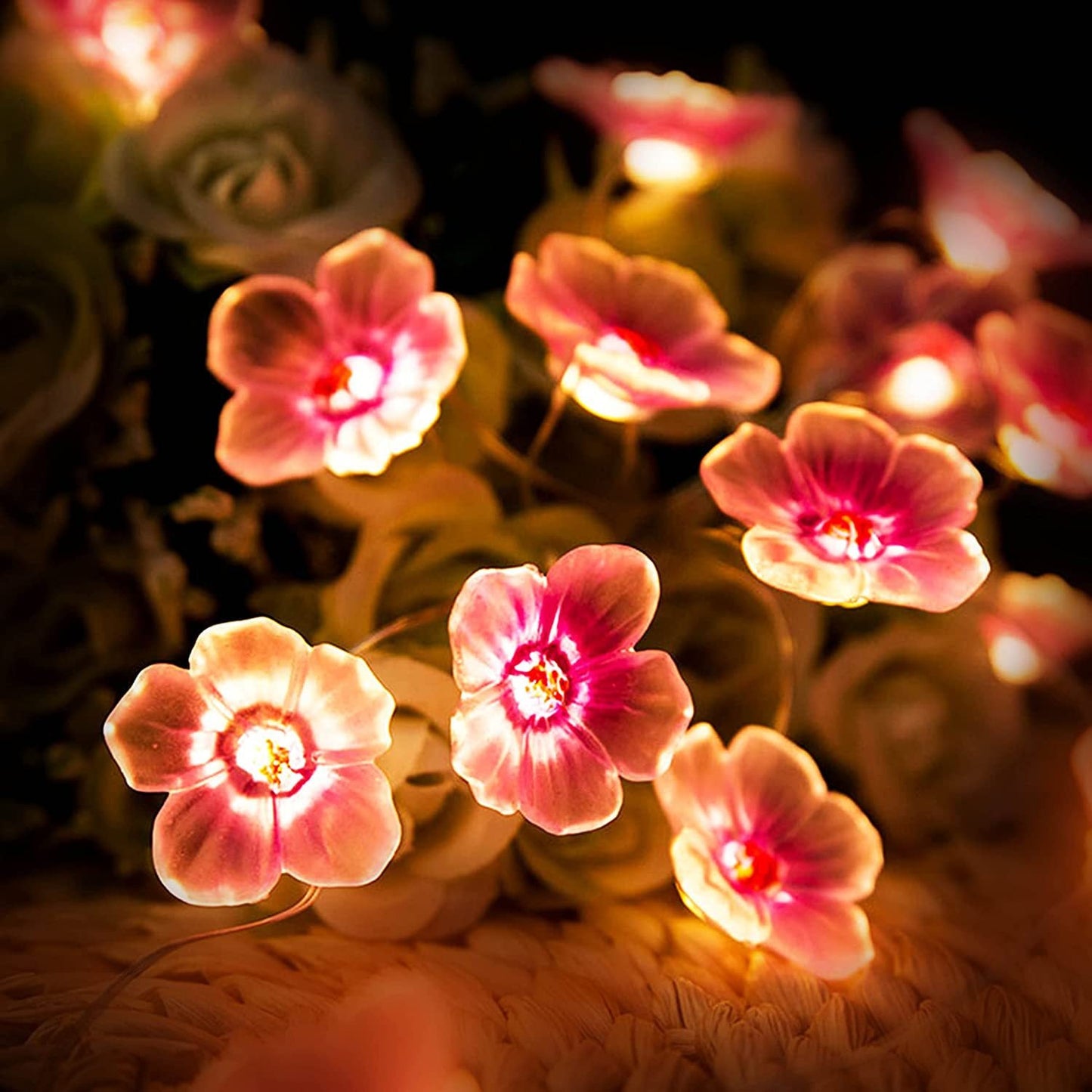 Roze LED Decoratieve Lichtslinger – Creatief – 4.5 V (30 LED’s)