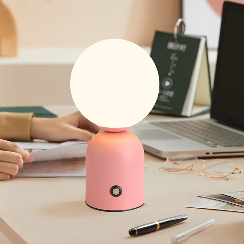 Minimalistische LED Tafellamp – 5 V Plug-in, 2 W met Acryl Kap