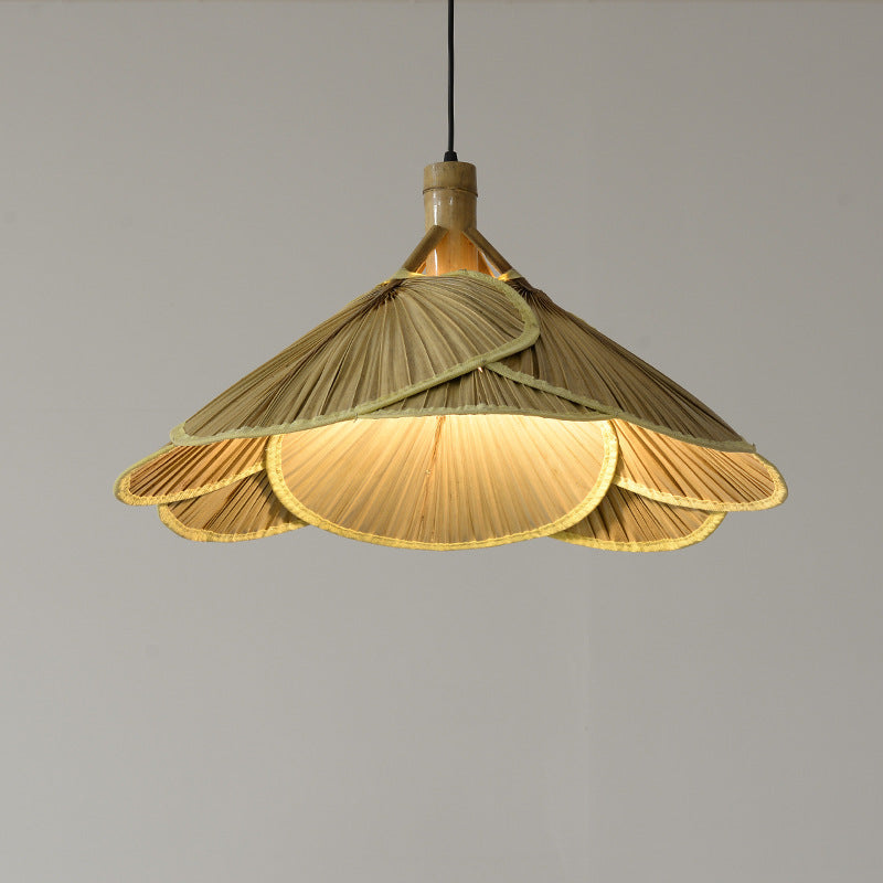 Rustieke Bamboe Houten Hanglamp – Handgemaakt Design – 60 cm
