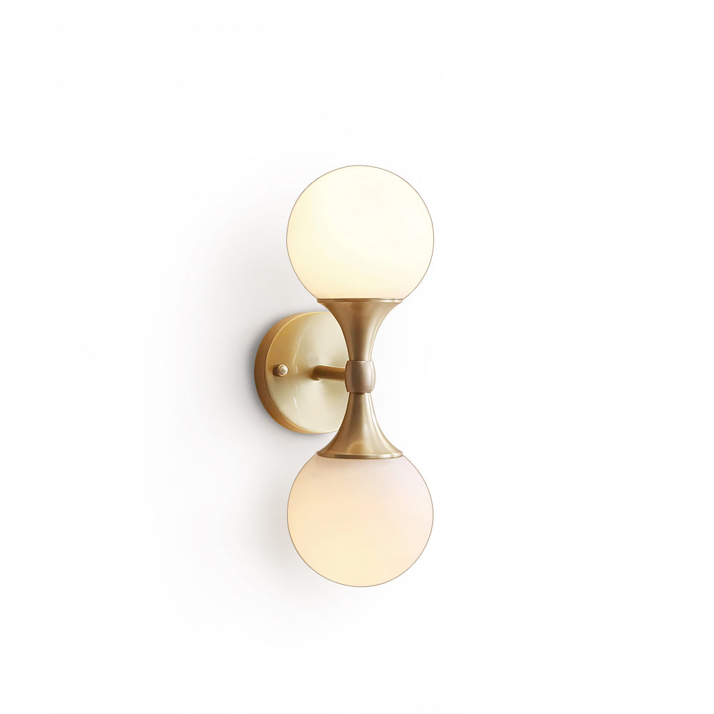 Lumio - Moderne Bolvormige Wandlamp met Sfeervolle LED Verlichting