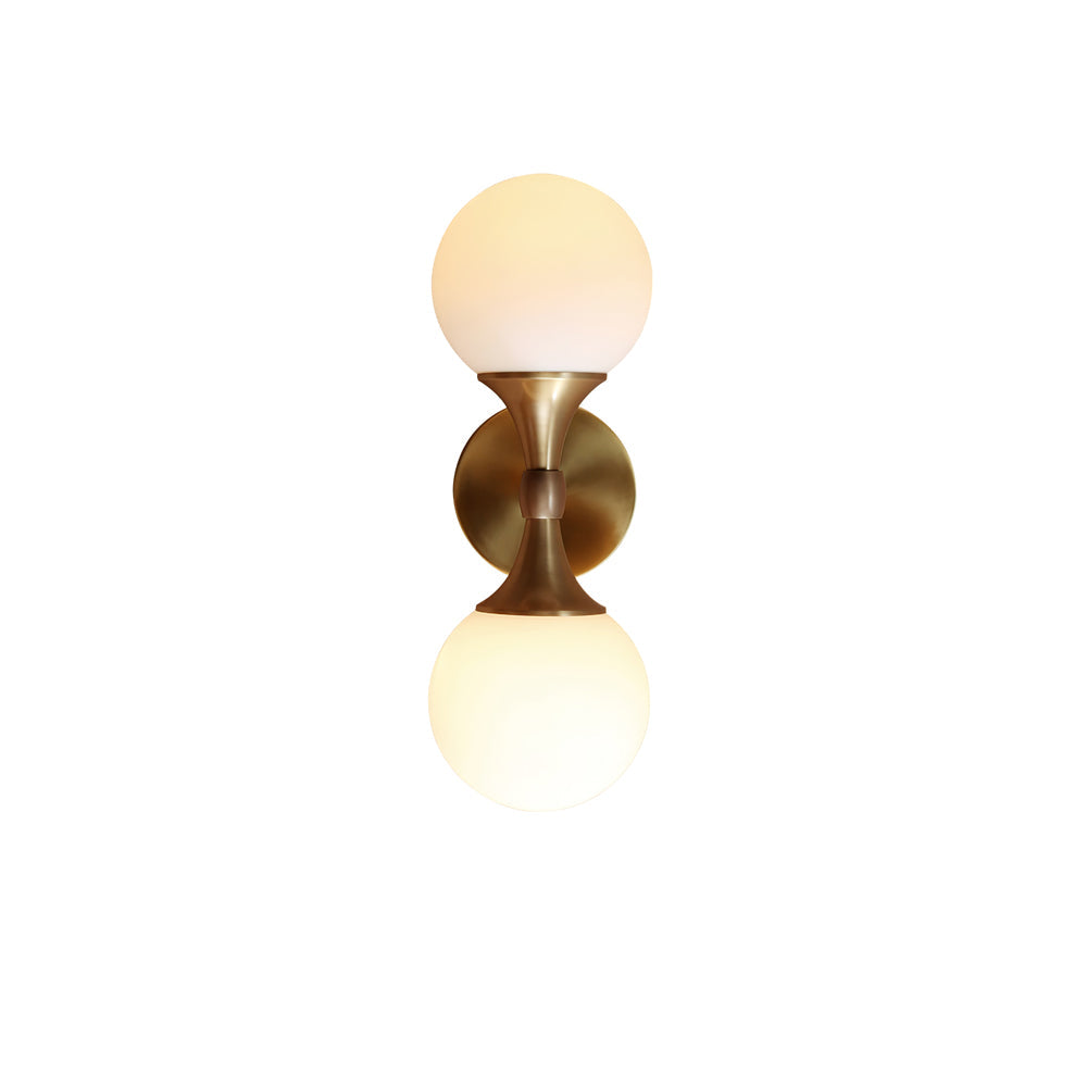 Lumio - Moderne Bolvormige Wandlamp met Sfeervolle LED Verlichting