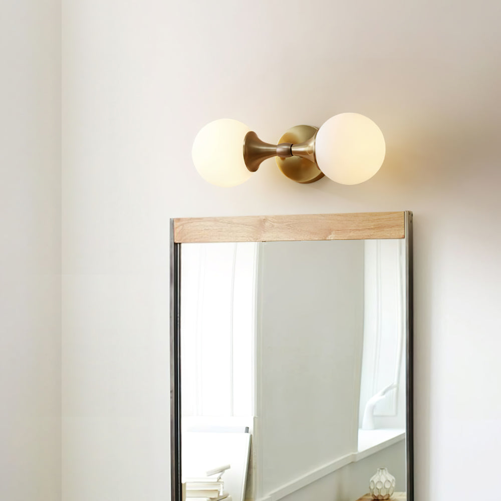 Lumio - Moderne Bolvormige Wandlamp met Sfeervolle LED Verlichting