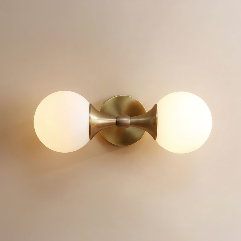 Lumio - Moderne Bolvormige Wandlamp met Sfeervolle LED Verlichting