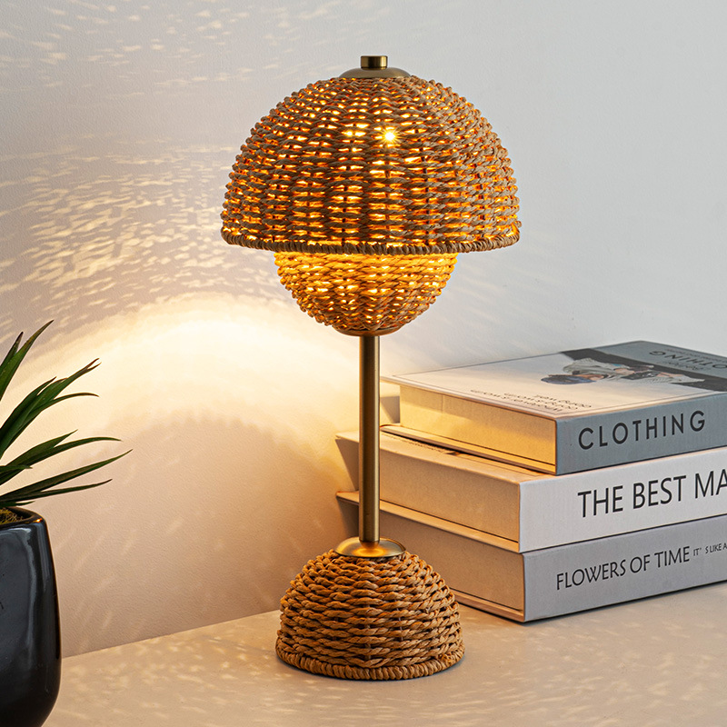 Lumio – Bamboe Tafellamp Natuurlijke LED Designlamp voor Warme Sfeerverlichting