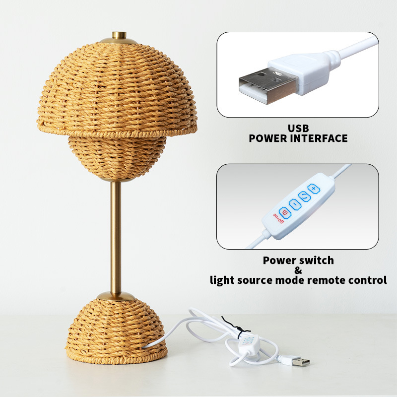 Lumio – Bamboe Tafellamp Natuurlijke LED Designlamp voor Warme Sfeerverlichting