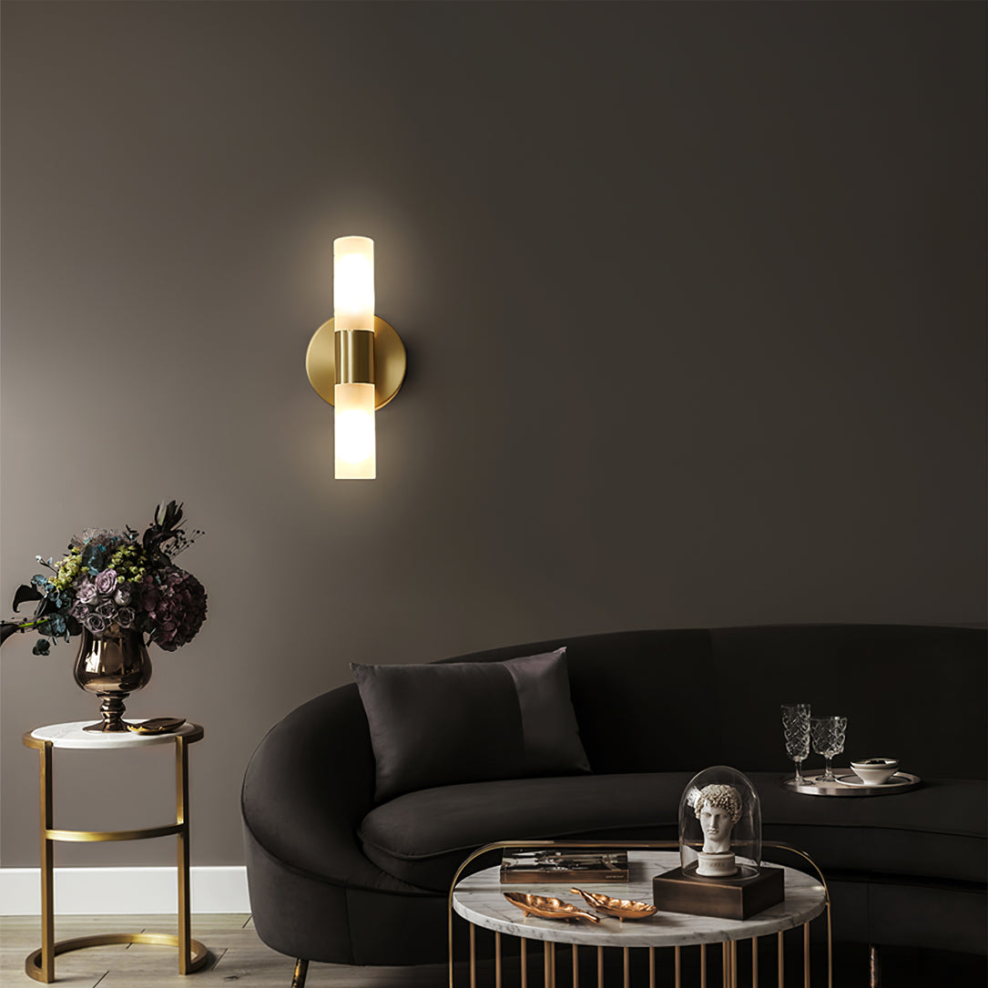 Lumio - Elegante Wandlamp van Messing met Energiezuinige LED Verlichting