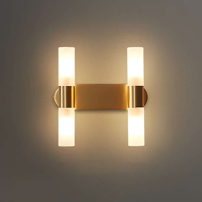 Lumio - Elegante Wandlamp van Messing met Energiezuinige LED Verlichting