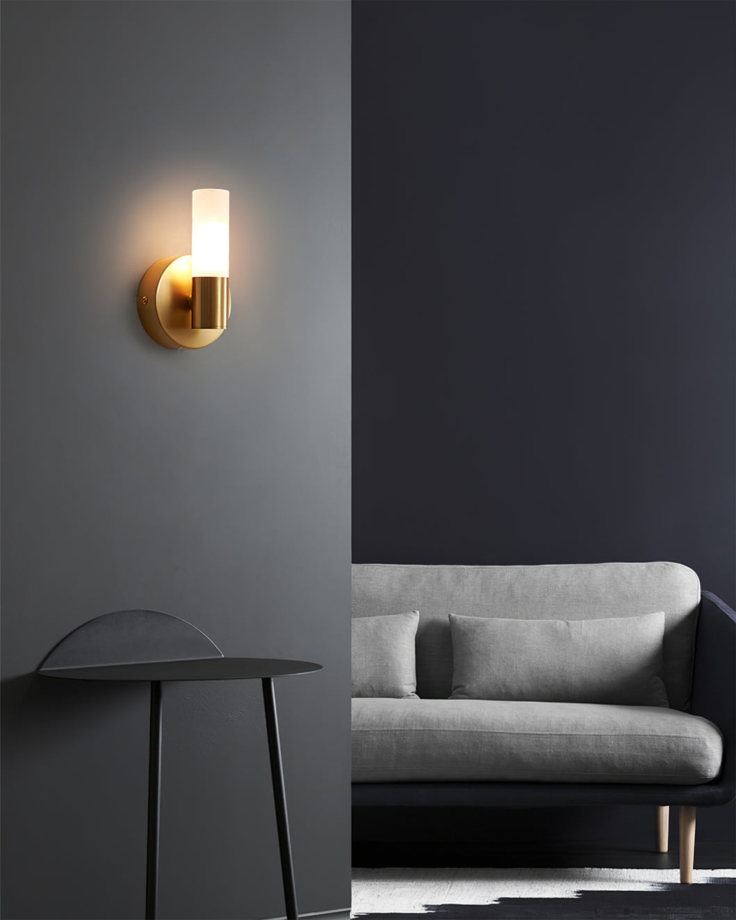 Lumio - Elegante Wandlamp van Messing met Energiezuinige LED Verlichting