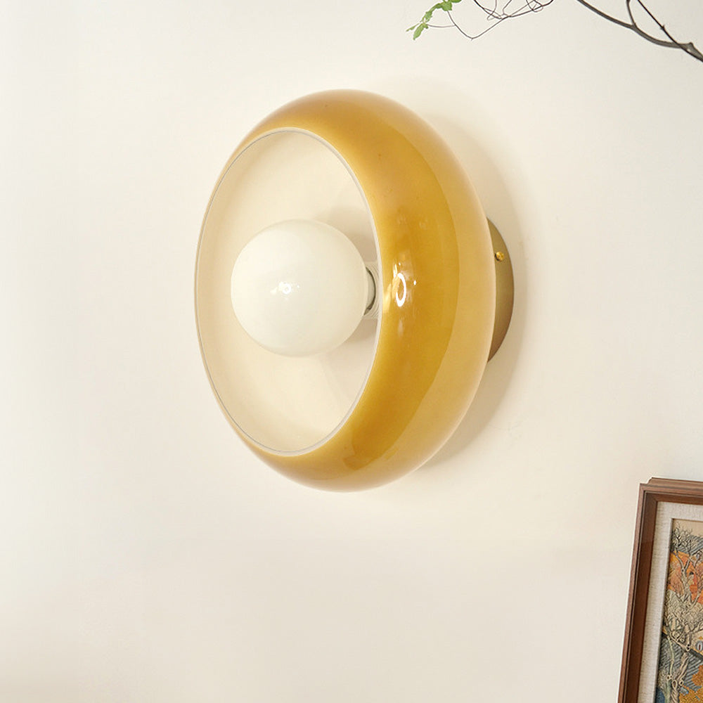 Retro Glazen Plafondlamp