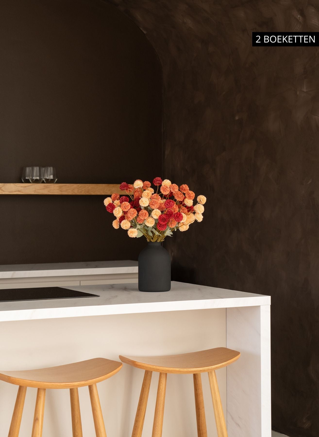 Lumio – Zijden Kunstbloemen (Chrysant, 10 Stelen)