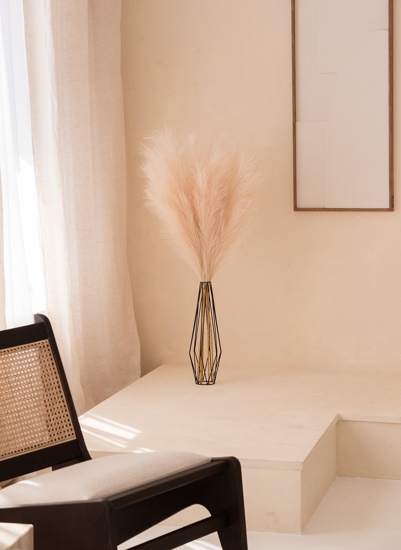 Lumio – Kunst Pluimen (110 cm, 3 Stelen)