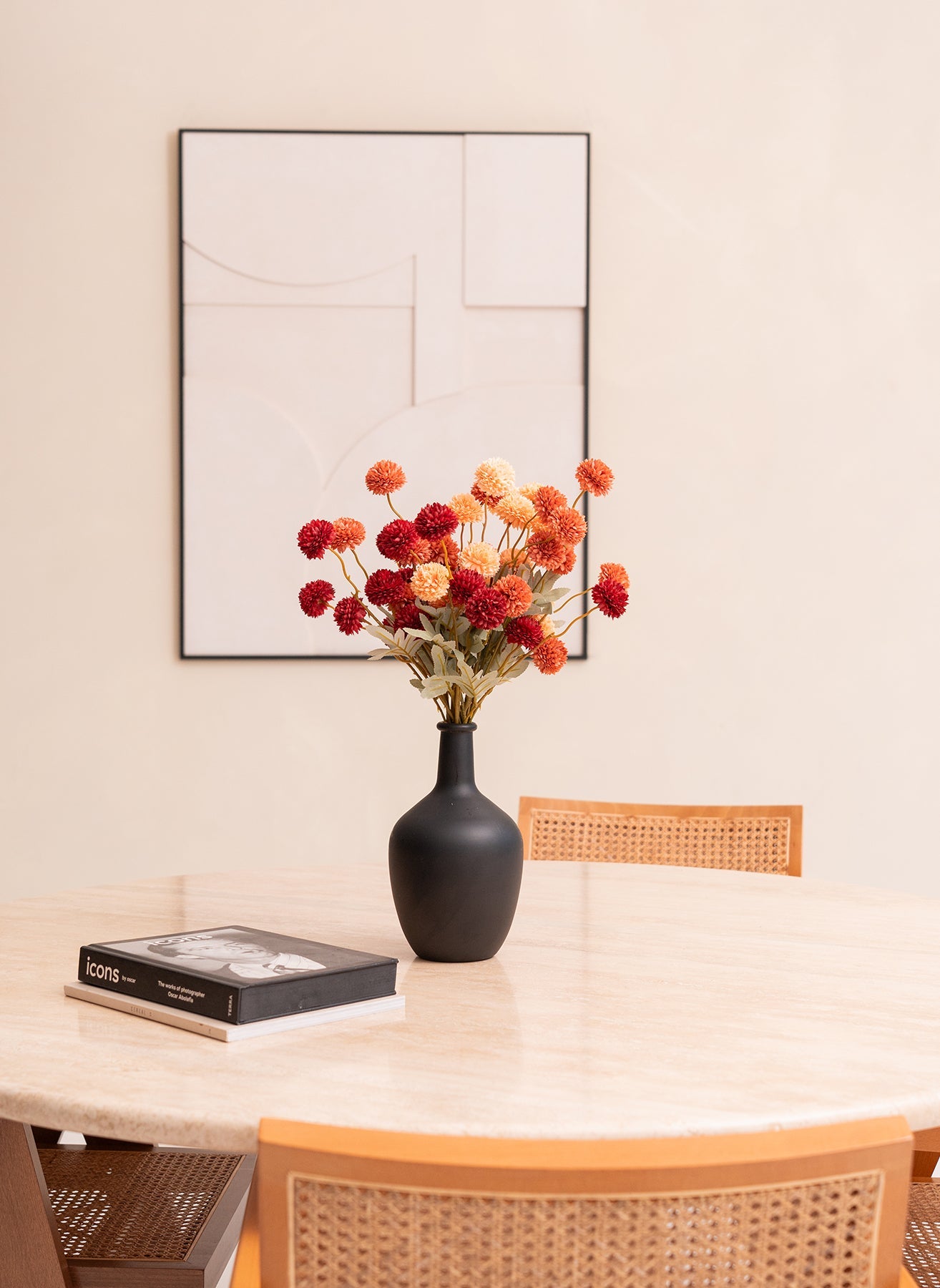 Lumio – Zijden Kunstbloemen (Chrysant, 10 Stelen)