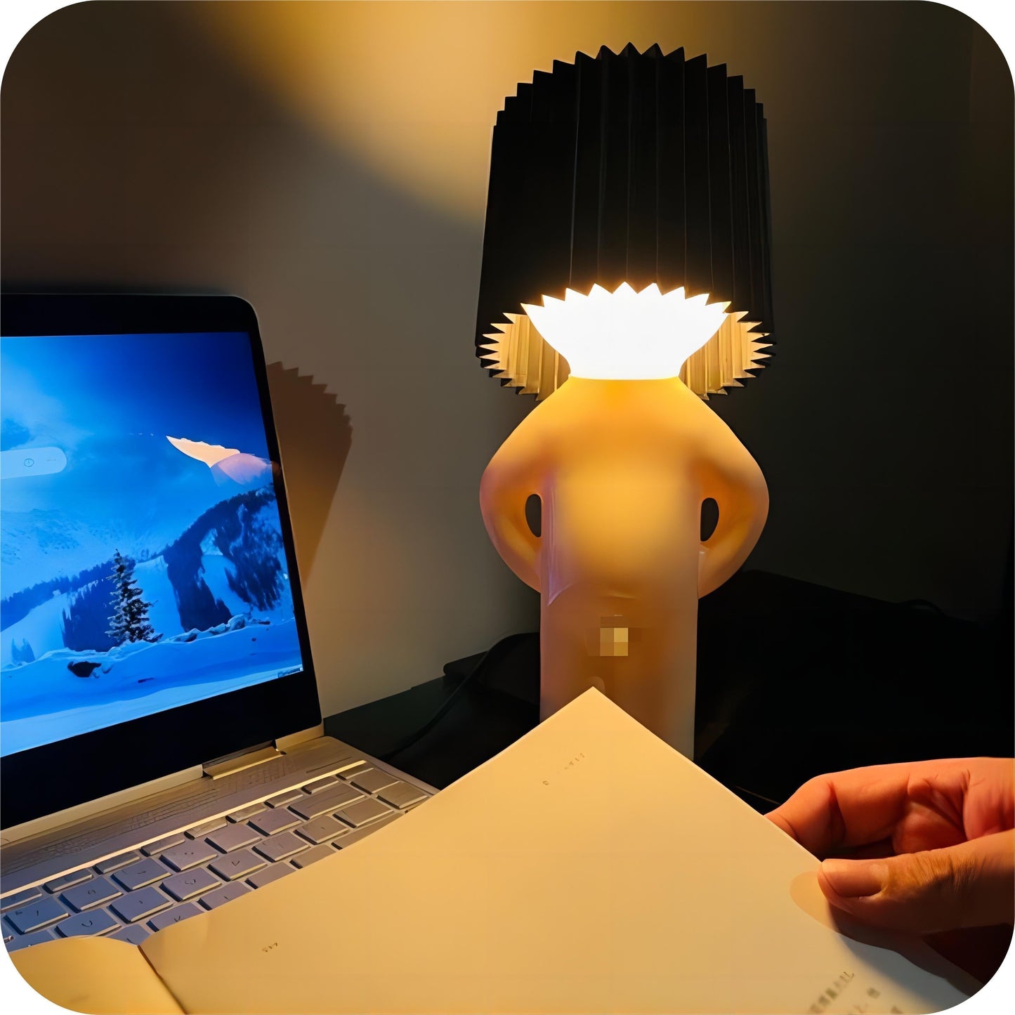 Lumio – Draadloze LED Tafellamp Speels Scandinavisch design met Sfeerverlichting