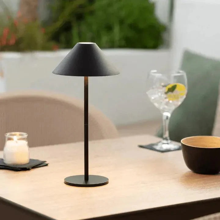 Lumio - Japandi Draadloze waterdichte tafellamp met dimbaar warm licht