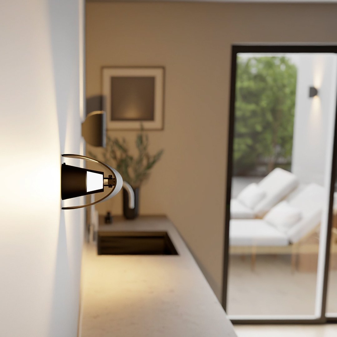 Lumio - Draaibare LED Wandlamp | Flexibele Verlichting voor Binnen & Buiten IP65