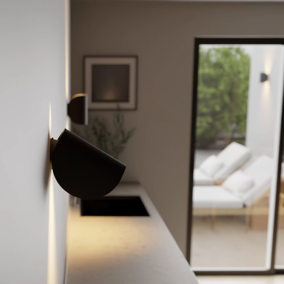 Lumio - Draaibare LED Wandlamp | Flexibele Verlichting voor Binnen & Buiten IP65