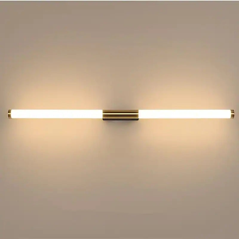 Lumio - Moderne lineaire LED wandlamp van roestvrij staal en acryl