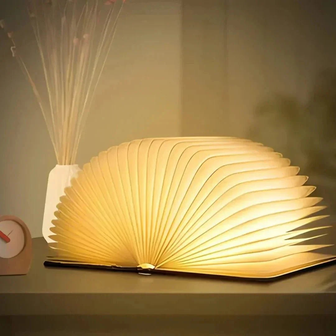 Booky – LED Oplaadbare Tafellamp in Boekvorm
