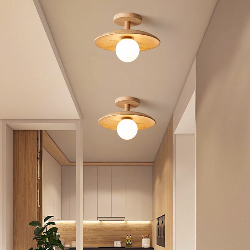 Tiko - Tijdloze Japandi Plafondlamp voor Binnen en Buiten