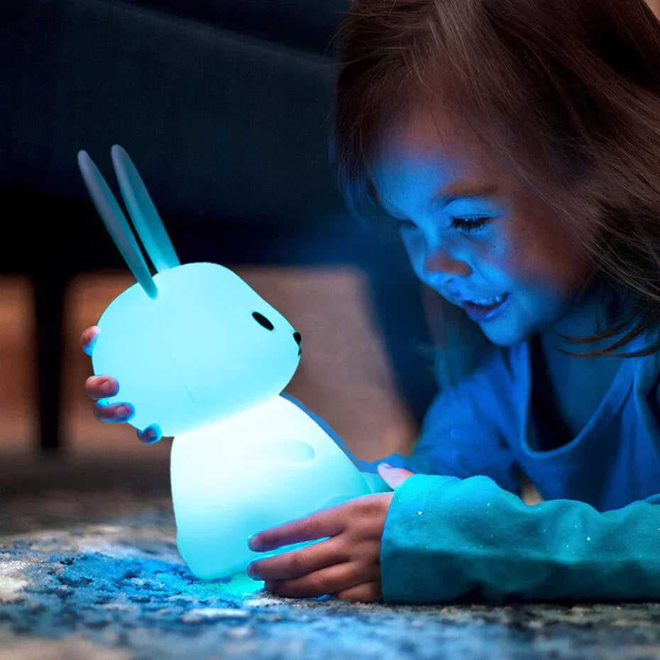Lumio - Lief Konijn Nachtlampje met LED en Aanraaksensor