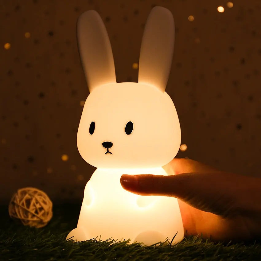 Lumio - Lief Konijn Nachtlampje met LED en Aanraaksensor
