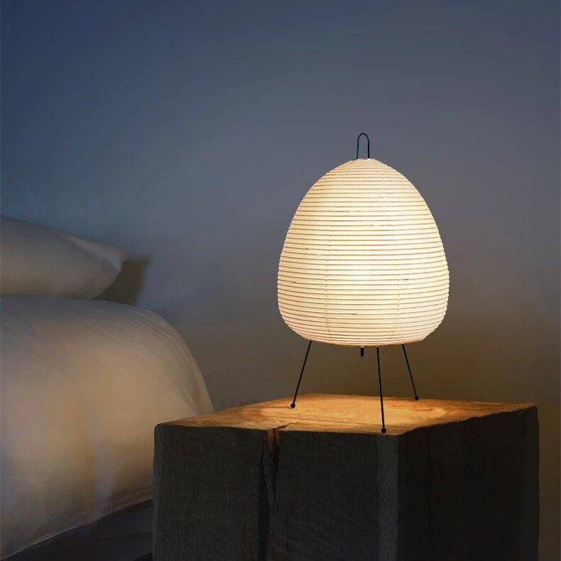 Lumio - Japandi rijstpapierlamp met LED voor sfeervolle verlichting