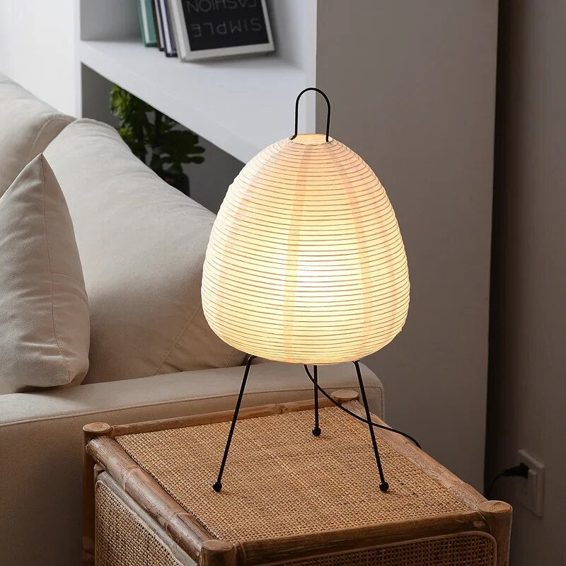 Lumio - Japandi rijstpapierlamp met LED voor sfeervolle verlichting