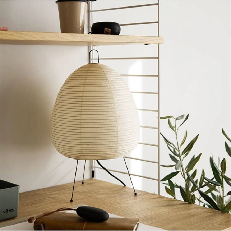 Lumio - Japandi rijstpapierlamp met LED voor sfeervolle verlichting