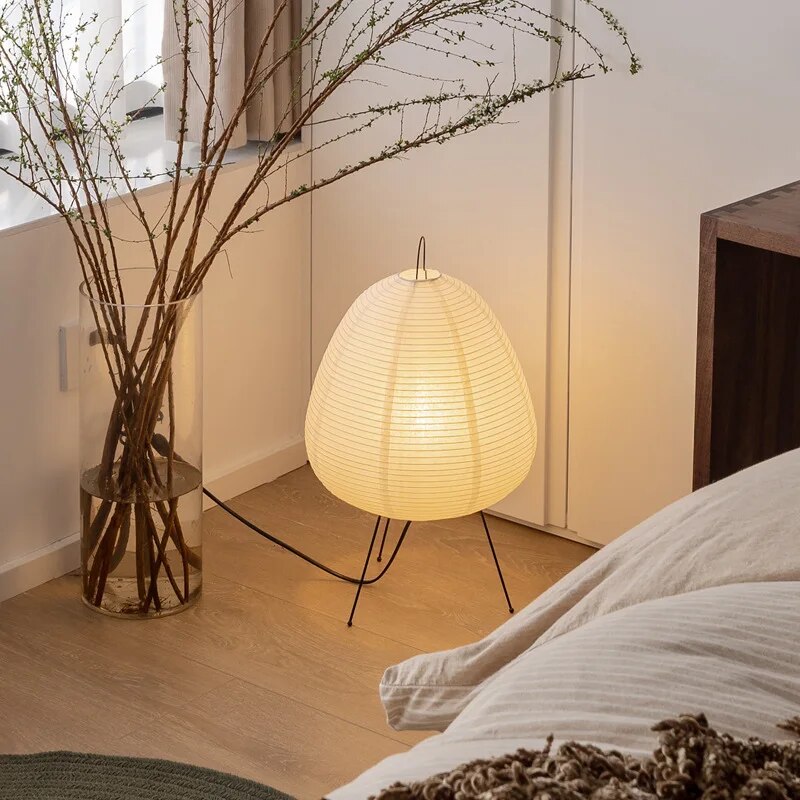 Lumio - Japandi rijstpapierlamp met LED voor sfeervolle verlichting