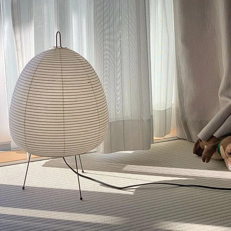 Lumio - Japandi rijstpapierlamp met LED voor sfeervolle verlichting