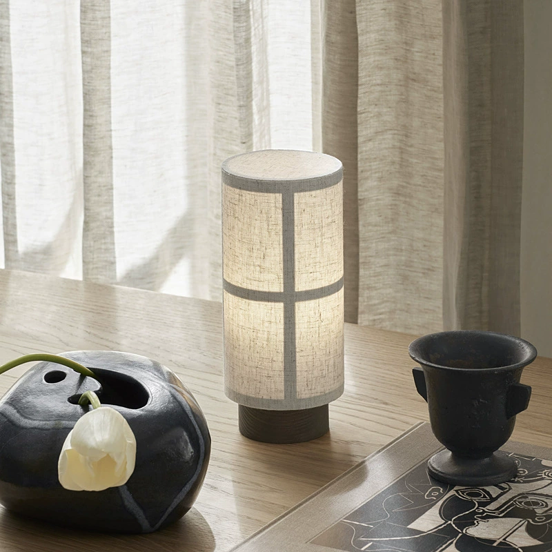Lumio – Zijden Tafellamp Japandi Designlamp voor Warme Sfeerverlichting