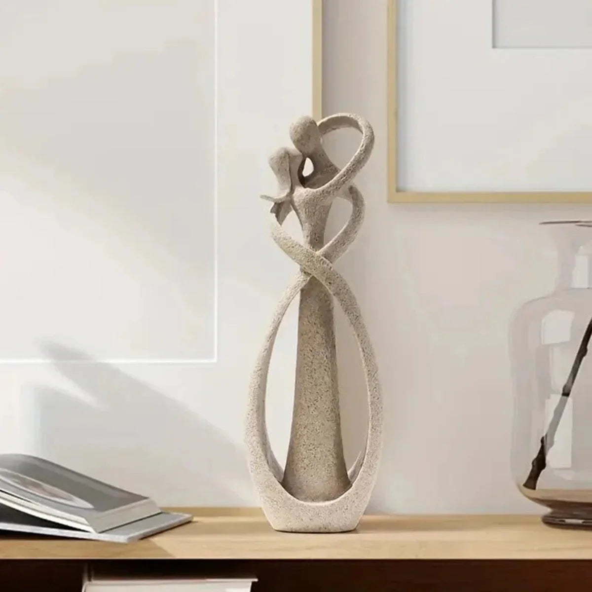 Lumio – Duo Harssculptuur met Romantisch Beeld voor Interieur