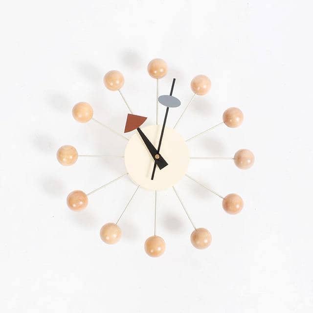 Minimalistische Abstracte Wandklok - Scandinavisch Design - 32CM