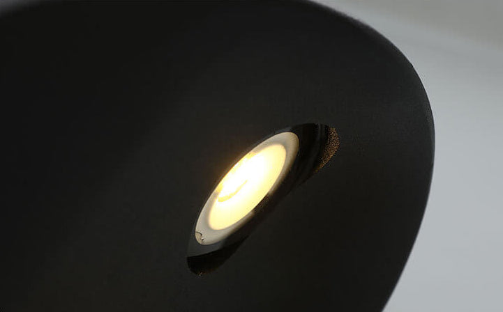 Lumio - Minimalistische halfronde LED-wandlamp van aluminium in wit en goud