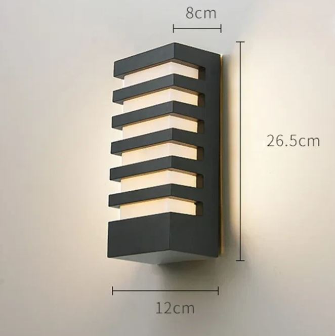 Auretta - Minimalistische LED Wandlamp met Modern Design voor Binnen & Buiten IP65