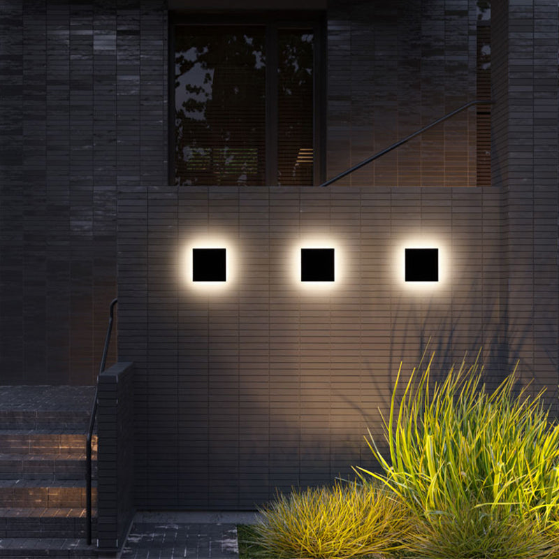 Lumio - Minimalistische Scandinavische LED wandlamp voor tuin en hal