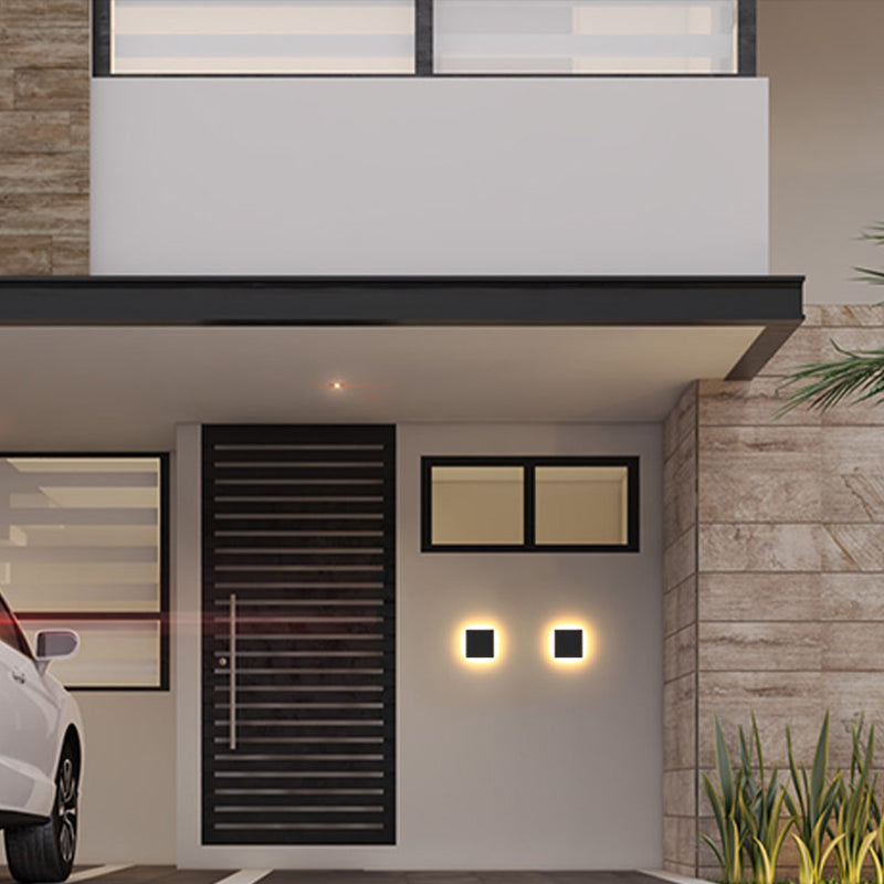 Lumio - Minimalistische Scandinavische LED wandlamp voor tuin en hal