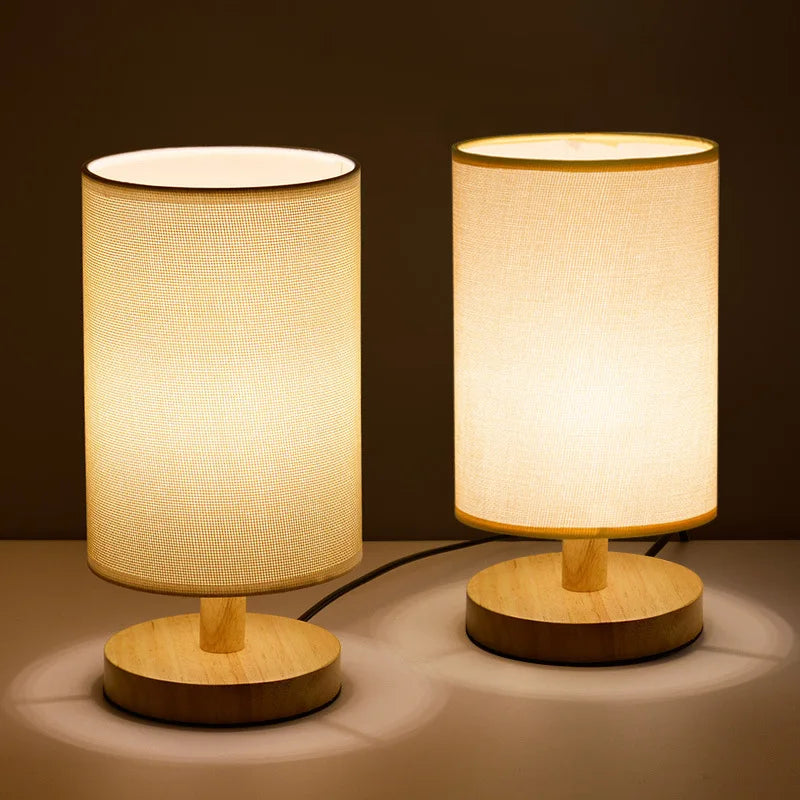 Lumio - Organic Glow Lamp van Hout & Linnen met Afstandsbediening