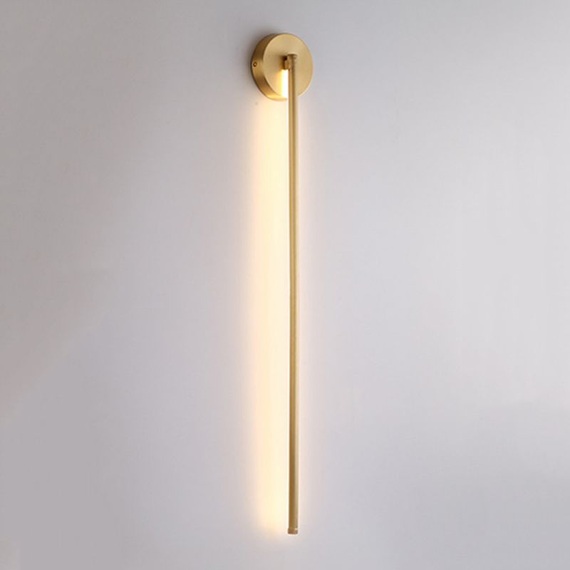 Lumio - Elegant Gouden Lineaire LED Wandlamp | Moderne Badkamerverlichting