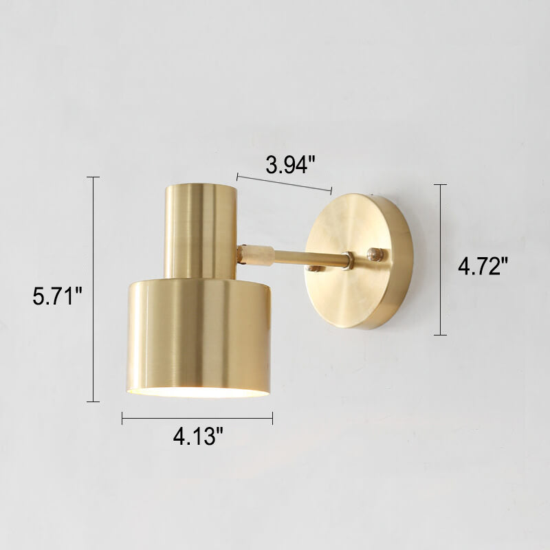 Lumio - Gouden Metalen Wandlamp | Luxe Moderne Verlichting voor Interieur