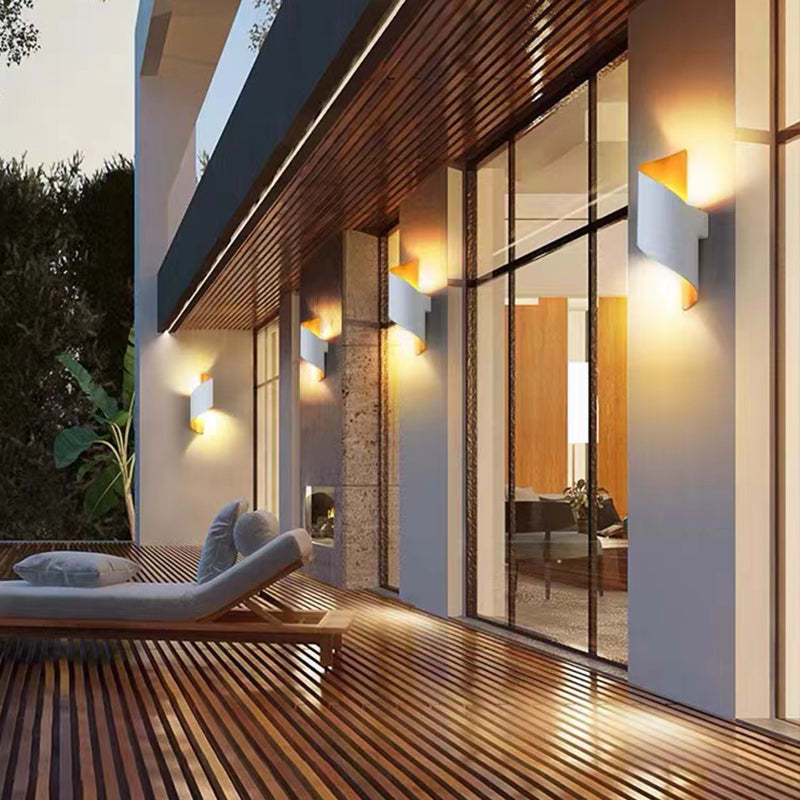 Lumio - Moderne LED wandlamp met spiraalontwerp in zwart of wit
