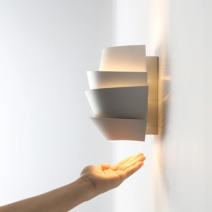 Lumio - Scandinavische - Japandi Wandlamp | Modern Asymmetrisch Design met Warm Licht